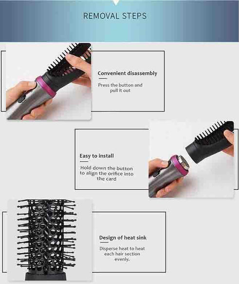 5 In 1 Hot Air Brush Set, Hair Dryer and Volumizer