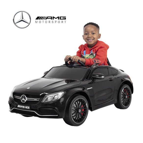 Mercedes C63 Coupe Black 12V - Kids Electric Ride On Car