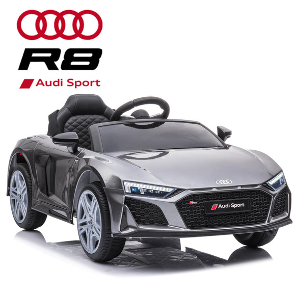 Kids Electric Ride On Car  2022 Audi R8 Grey