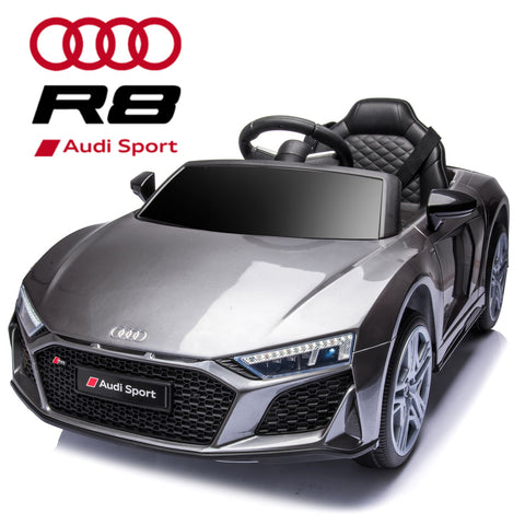 Kids Electric Ride On Car  2022 Audi R8 Grey
