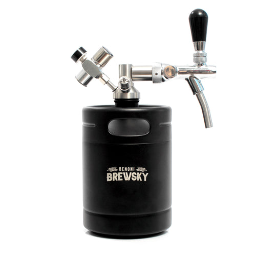 Benoni Brew 4L Beer Keg with Tap