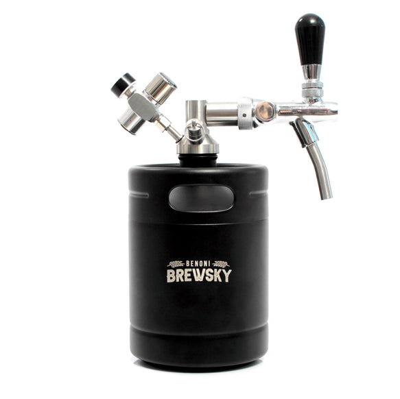Benoni Brew 4L Beer Keg with Tap
