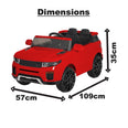 Image of Land Rover Evoque Replica Red - 12V Kids Electric Ride On Car