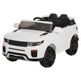 Image of Kids Electric Ride On Car 12v Land Rover Evoque Replica White