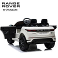 Image of Kids Electric Ride On Car  Range Rover Evoque Coupè White