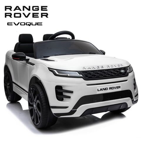 Kids Electric Ride On Car  Range Rover Evoque Coupè White