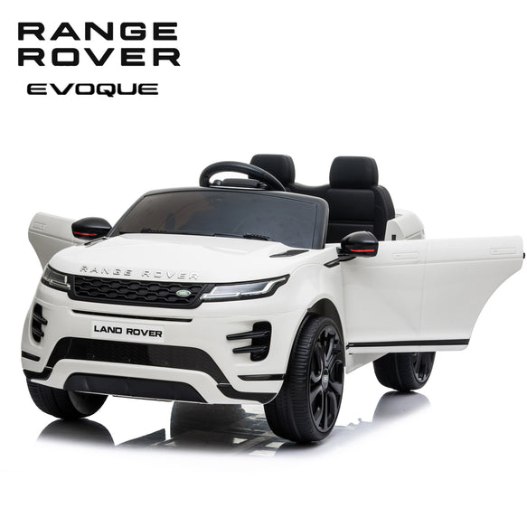 Kids Electric Ride On Car  Range Rover Evoque Coupè White