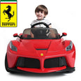 Image of Kids Electric Ride On Car Laferrari Ferrari 12V