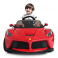 Image of Kids Electric Ride On Car Laferrari Ferrari 12V