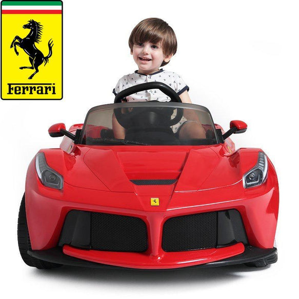 DEMO 12V FERRARI RIDE - ON CAR WITH REMOTE CONTROL