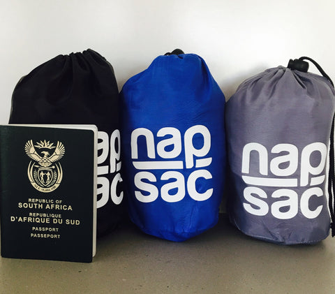 Napsac travel pillow- Blue - napsac 