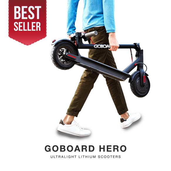 Demo Goboard Hero - Ultralight Lithium electric scooter- BLK- 7.8AH Battery  25Km range