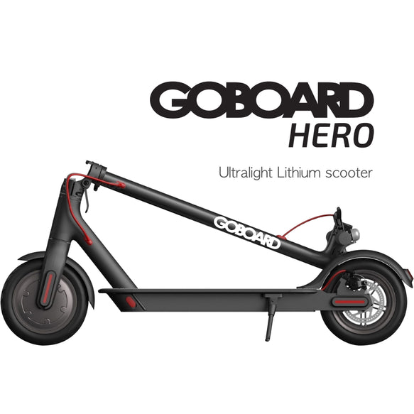 Demo Goboard Hero - Ultralight Lithium electric scooter- BLK- 7.8AH Battery  25Km range