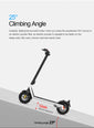 Image of HX X9 500W Ultralight Lithium commercial electric scooter 15.6AH Battery