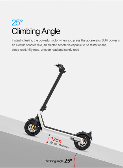 HX X9 500W Ultralight Lithium commercial electric scooter 15.6AH Battery