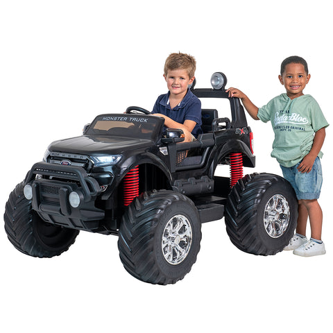 Ford Monster truck kids electric ride on car (Black) ride on car, 4 Wheel drive and Rubber tyres