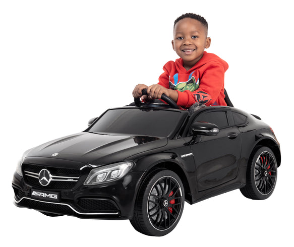 Mercedes C63 Coupe Black 12V - Kids Electric Ride On Car
