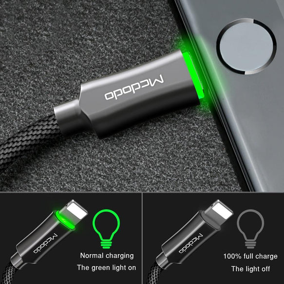 *NEW* Quick Charge 3.0 Cable with Auto Disconnect  - Apple iPhones and iPads