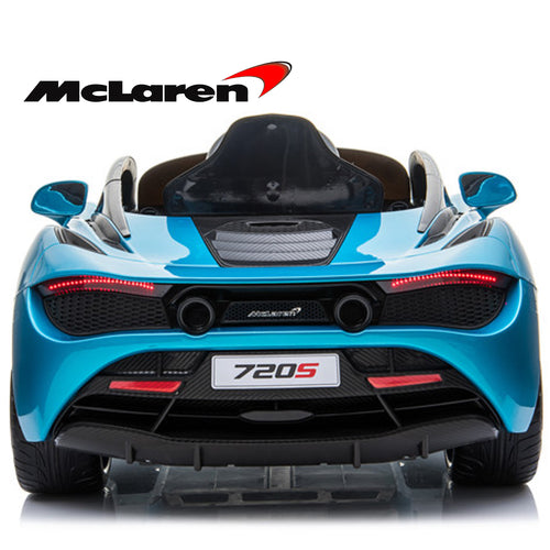 Demo Mclaren 720P Supercar kids electric ride on car - Belize blue
