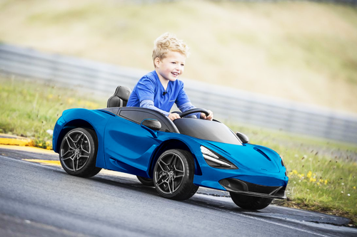 Demo Mclaren 720P Supercar kids electric ride on car - Belize blue