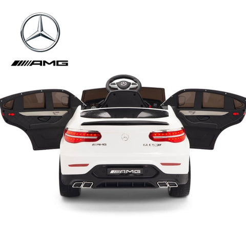 Demo 12V Mercedes GLC63S Coupe kids electric ride on car