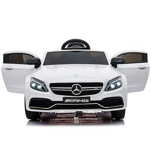 Mercedes C63 Coupe White 12V - Kids Electric Ride On Car