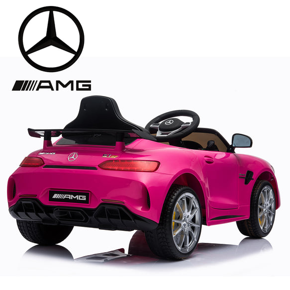Kids Electric Ride On Car Mercedes GTR pink 12V