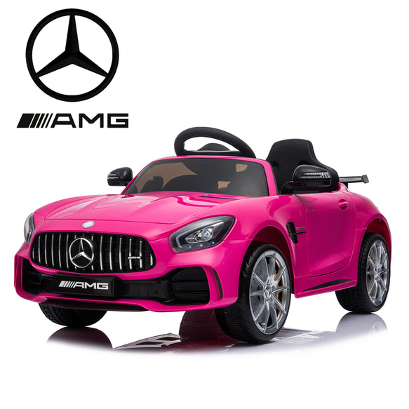 Kids Electric Ride On Car Mercedes GTR pink 12V