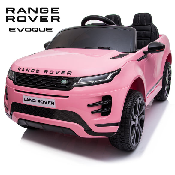 Kids Electric Ride On Car Range Rover Evoque Coupè Pink