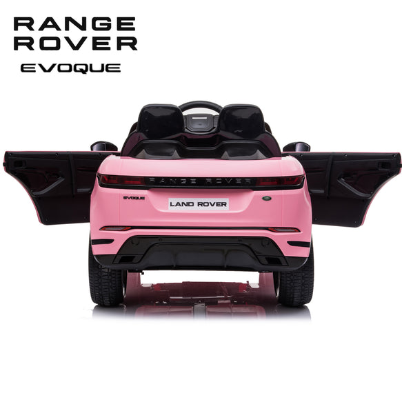 Kids Electric Ride On Car Range Rover Evoque Coupè Pink