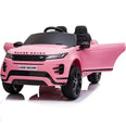 Image of Kids Electric Ride On Car Range Rover Evoque Coupè Pink