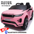 Image of Kids Electric Ride On Car Range Rover Evoque Coupè Pink