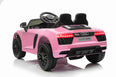 Image of Demo 12V Audi R8 kids electric ride on car - pink