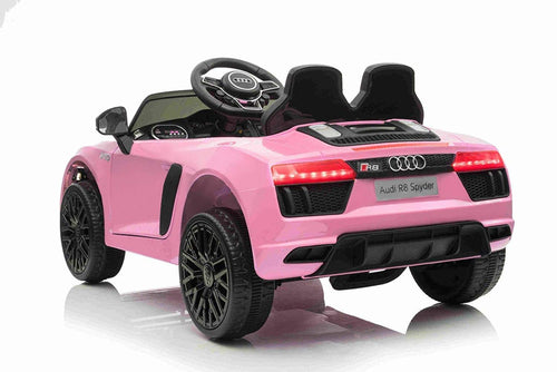 Demo 12V Audi R8 kids electric ride on car - pink