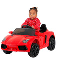 Image of Kids Electric Ride On Car Sporty Lambo Replica