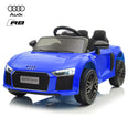 Image of Kids Electric Ride On Car Audi R8 Blue 12V