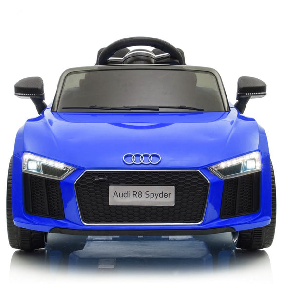 Kids Electric Ride On Car Audi R8 Blue 12V