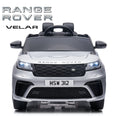 Image of Kids Electric Ride On Car Range Rover Velar Silver 12V - Real Paint