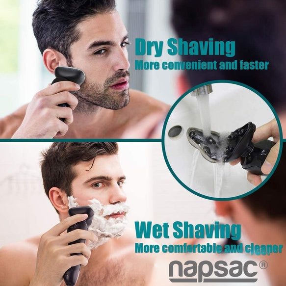 Pritech 3 in1 Electric Rotary Razor for Men