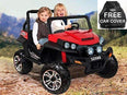 Image of Kids Electric Ride On Car Dune Buggy 2 Seater 24V With Rubber Tyres