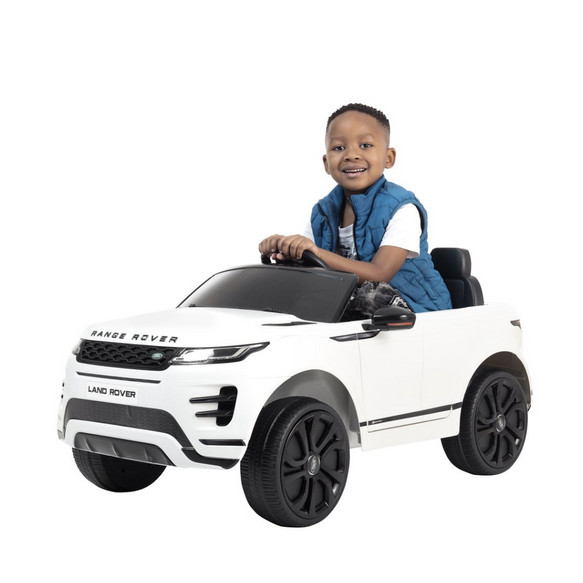 Kids Electric Ride On Car  Range Rover Evoque Coupè White