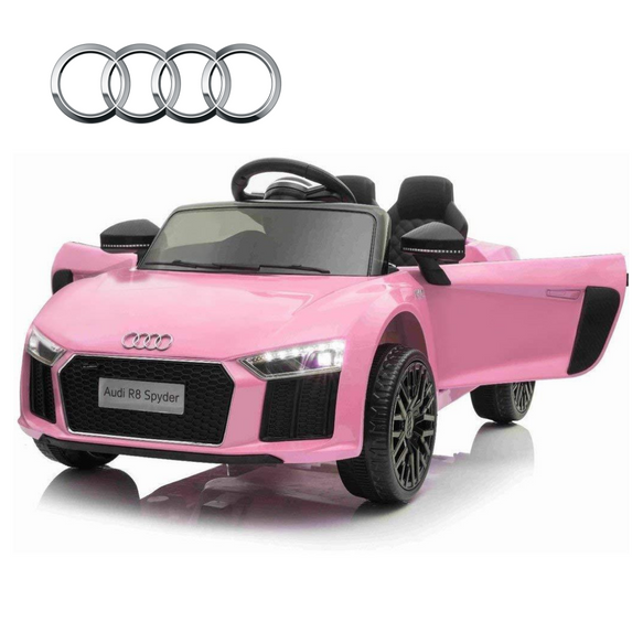 Kids Electric Ride On Car Audi R8 Pink 12V Kids Ride On Electric