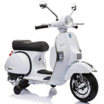 Image of Kids Electric Ride On Vespa PX150 kids  motorcycle