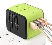 World Travel Adapter with USB Ports