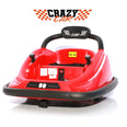 Image of Crazy Car 12V Electric Ride On Bumper Car - Red