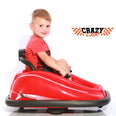 Image of Crazy Car 12V Electric Ride On Bumper Car - Red