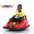 Image of Crazy Car 12V Electric Ride On Bumper Car - Red