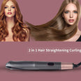 Image of Hair Straightener & Curling, Tourmaline Ceramic Twisted Flat Iron