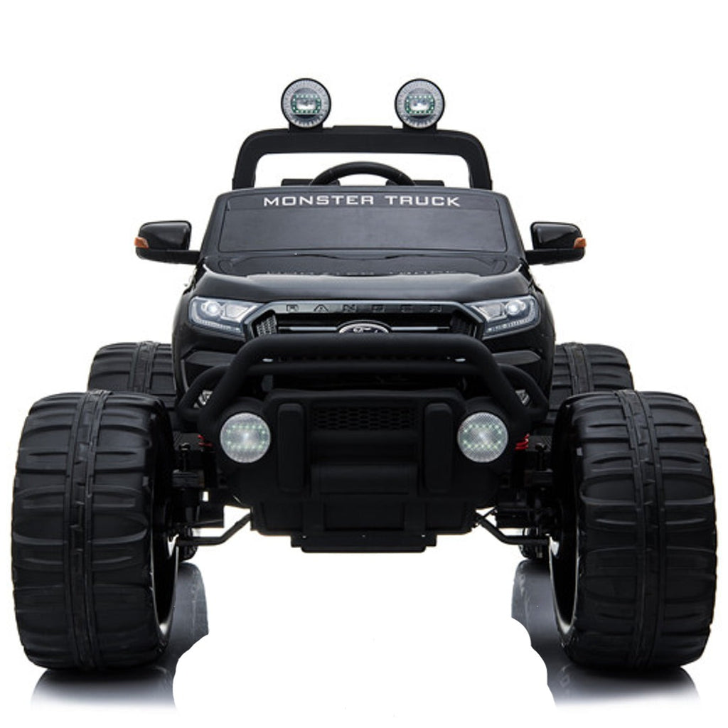 Demo Ford Monster truck kids ride on car (Black) ride on car, Wheel drive  and Rubber tyres