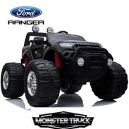 Demo Ford Monster truck kids ride on car (Black) ride on car, 4 Wheel drive and Rubber tyres